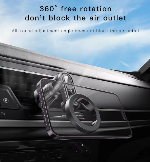 Metal Magnetic Car Phone Stand - daudcars
