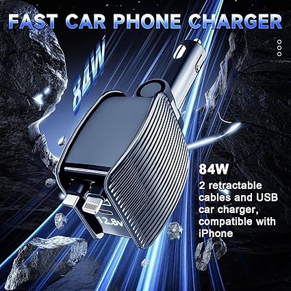 Retractable Car Charger - daudcars
